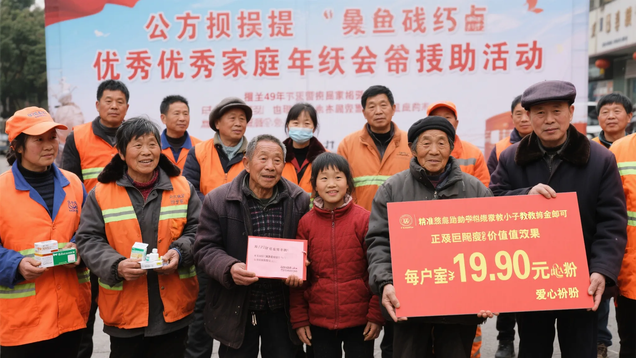 19.9万元福彩公益金助力49名环卫工人走出困境