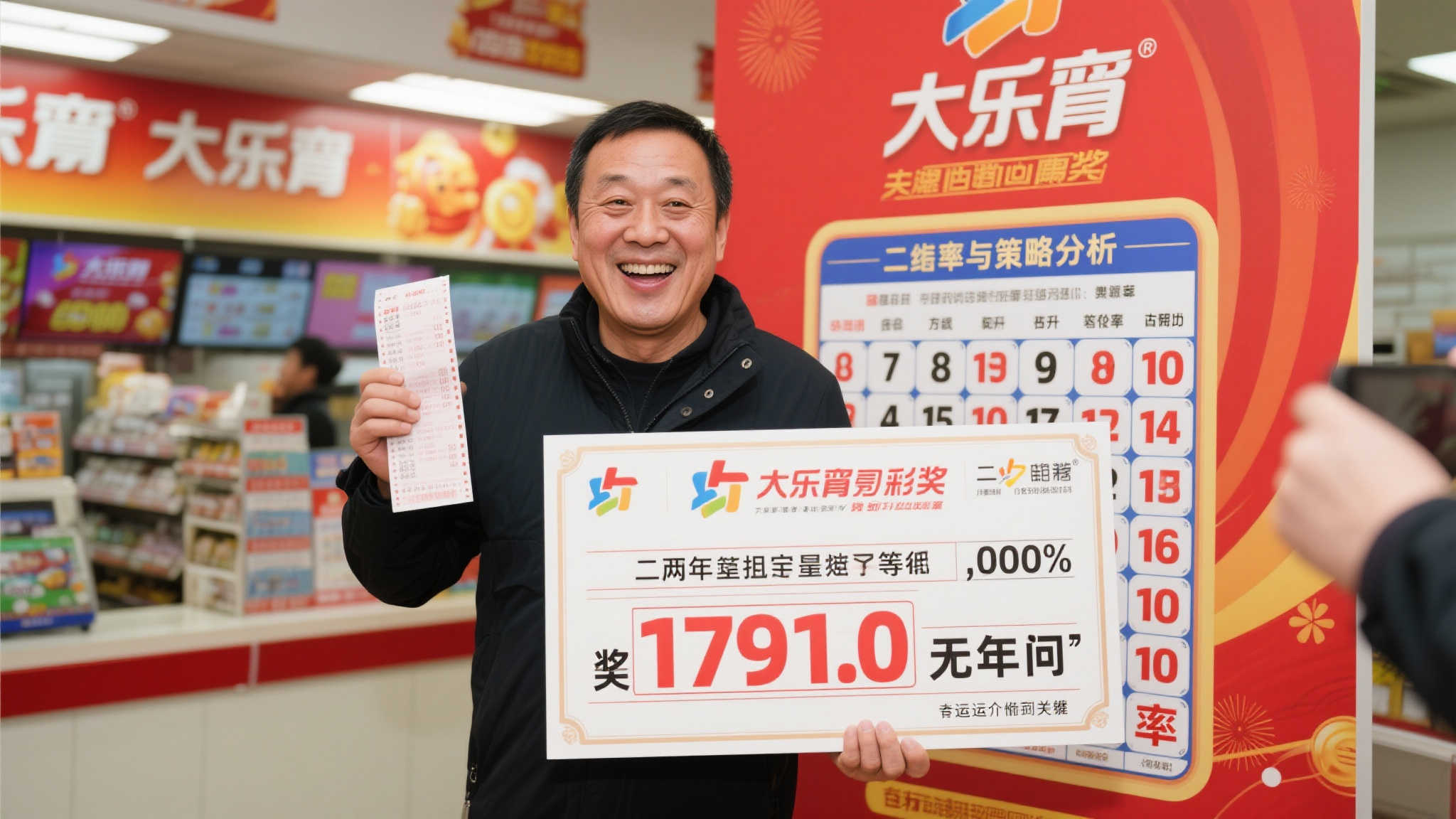 大乐透1791万中奖者震惊：两年坚持只买一组号码
